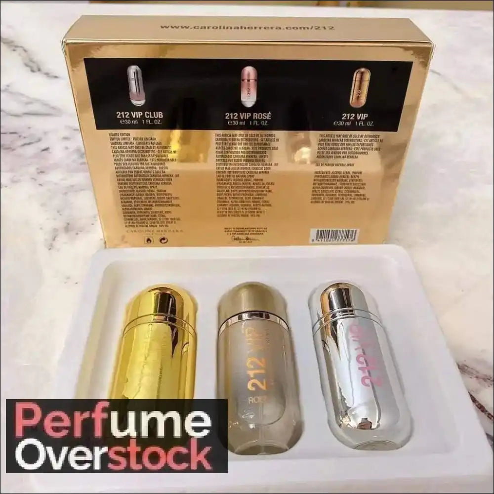 Carolina Herrera 212 Vip 3 in 1 Perfume Gift Set For Women - Perfume Set
