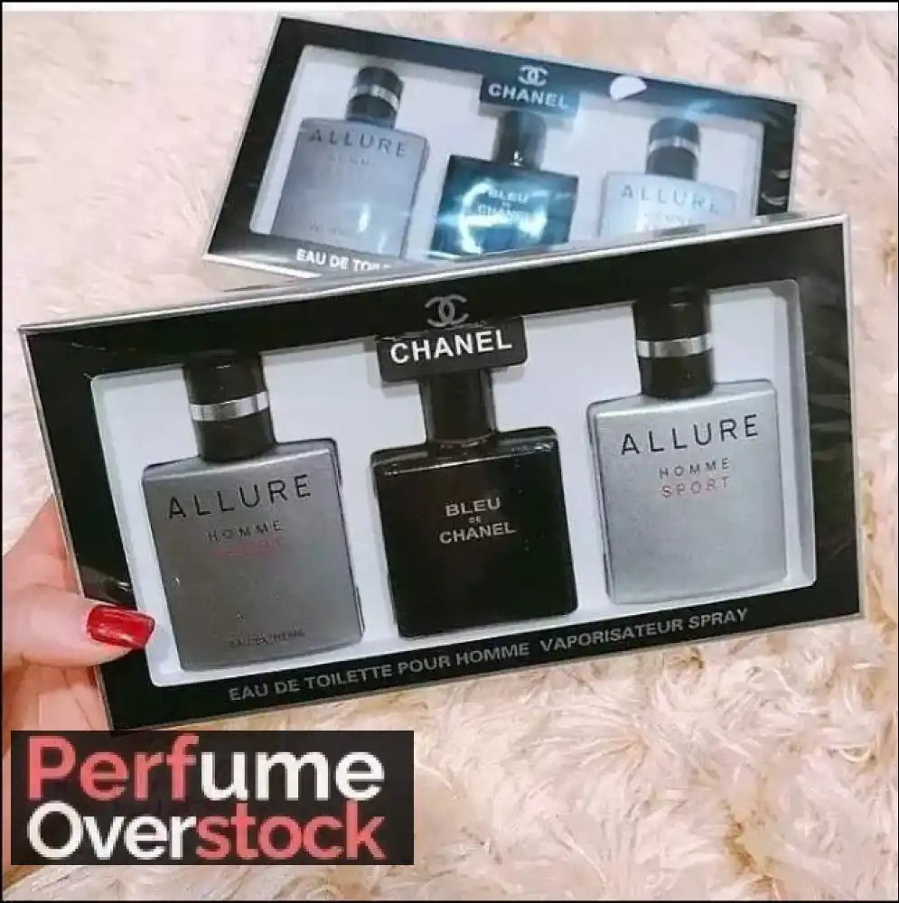 Chanel Mini Perfume Gift Sets For Men 3x - Gift Set