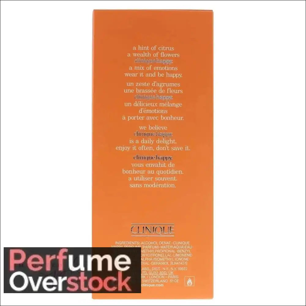 Clinique Happy For Women Eau de Parfum for 100ml - Eau de Parfum