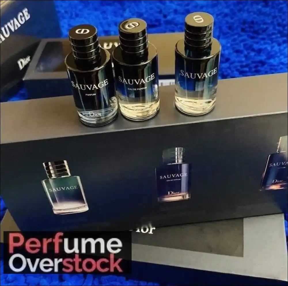 Dior Sauvage 3 in 1 Set For Men 30ml Each EDT - Eau de Toilette