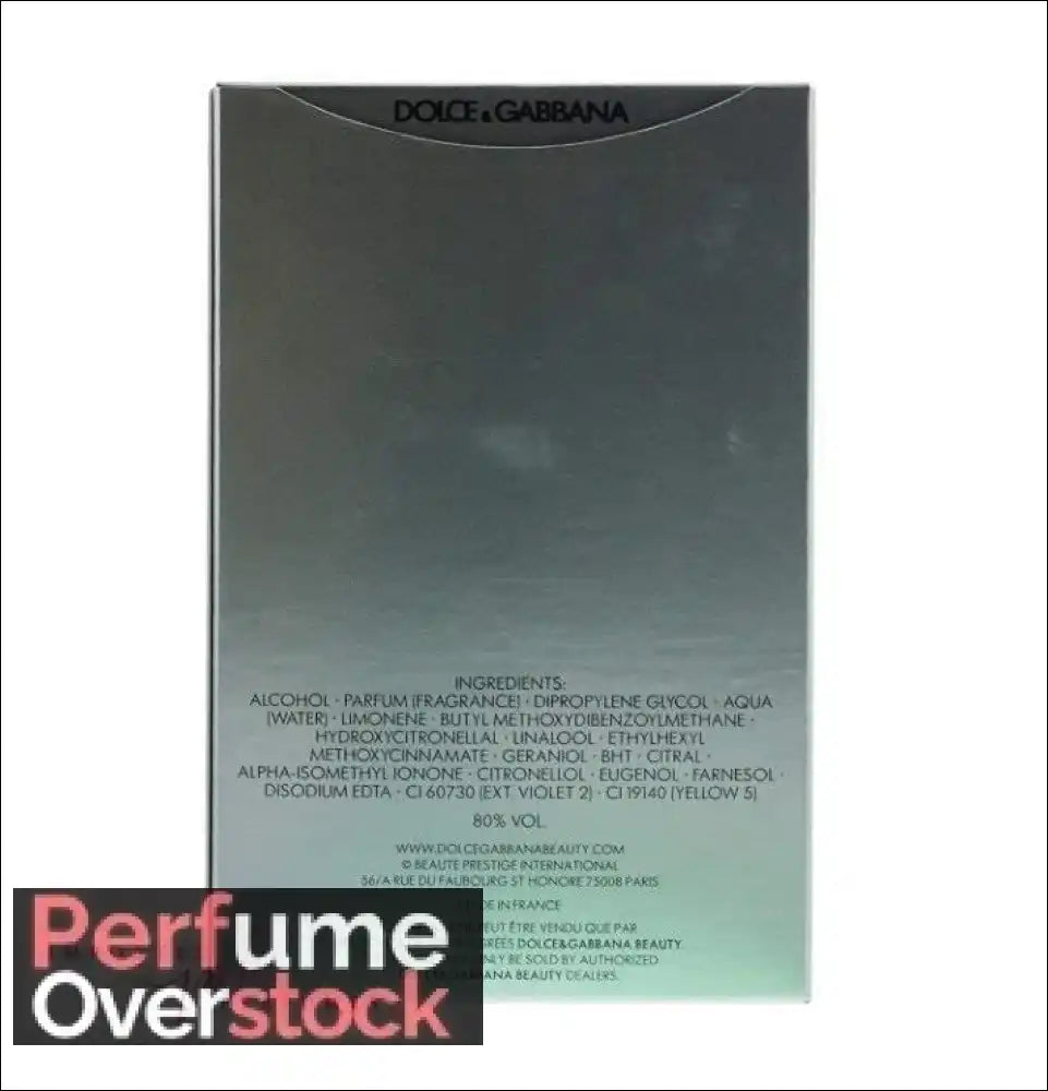 Dolce & Gabbana The One Grey For Me Eau De Toilette 100ml - Eau de Toilette