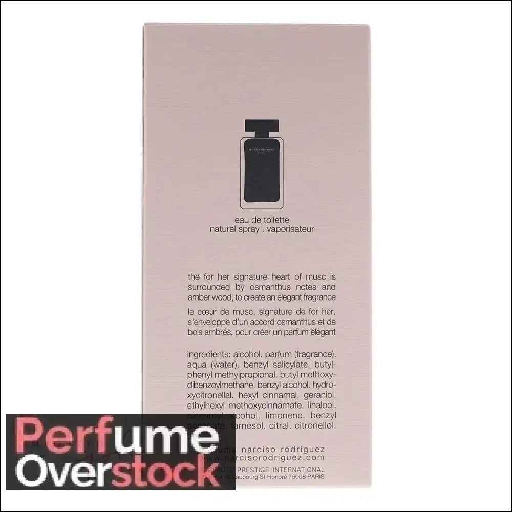 Narciso Rodriguez For Her Eau De Toilette 100ml Women - Eau de Toilette