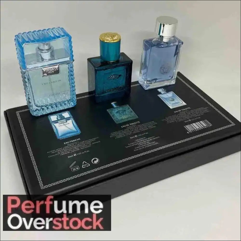Versace 3 in 1 Gift Set For Men 30ml x 3pcs Box - Perfume Set