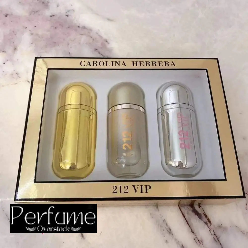 Carolina Herrera 212 Vip 3 in 1 Perfume Gift Set For Women