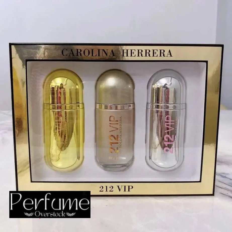 Carolina Herrera 212 Vip 3 in 1 Perfume Gift Set For Women