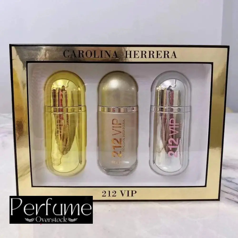 Carolina Herrera 212 Vip 3 in 1 Perfume Gift Set For Women
