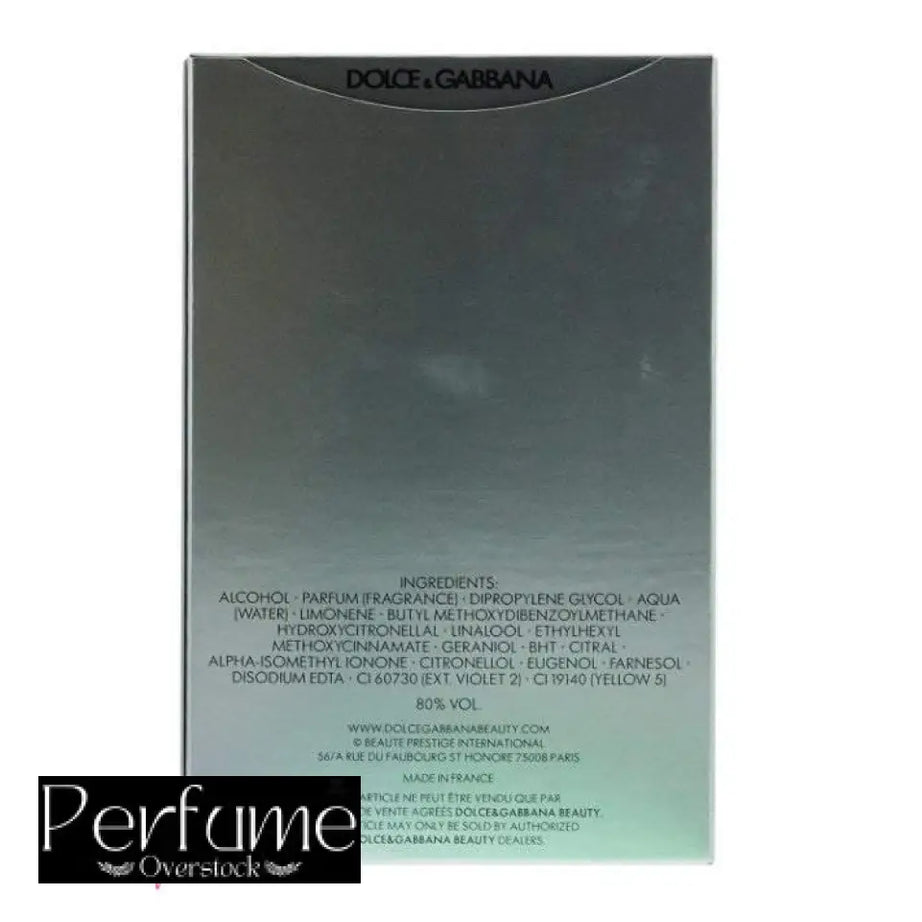 Dolce & Gabbana The One Grey For Me Eau De Toilette 100ml