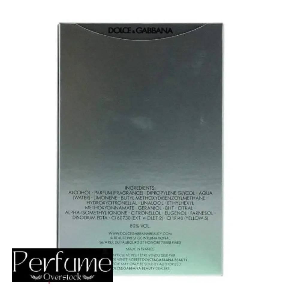 Dolce & Gabbana The One Grey For Me Eau De Toilette 100ml