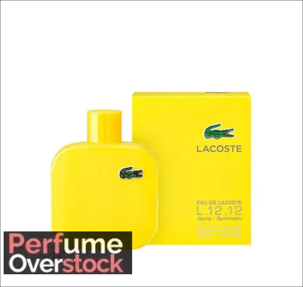 Lacoste L.12.12 Yellow Jaune Pour Lui Eau de Toilette 100ml For Men - Eau de Toilette