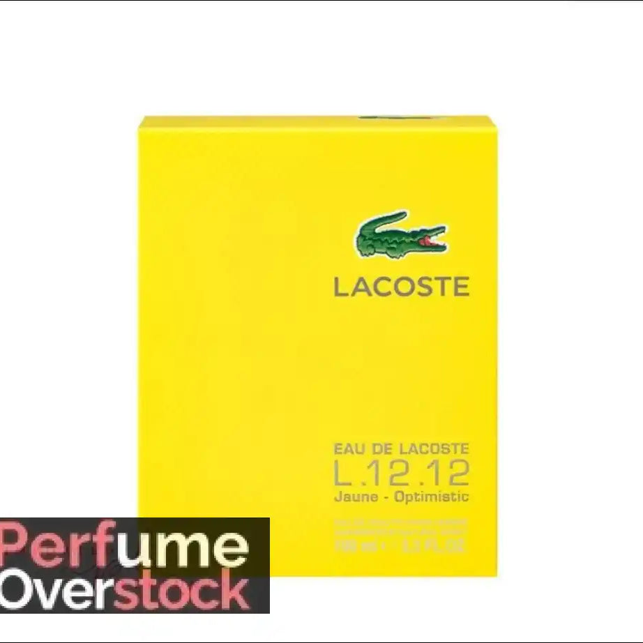 Lacoste L.12.12 Yellow Jaune Pour Lui Eau de Toilette 100ml For Men - Eau de Toilette