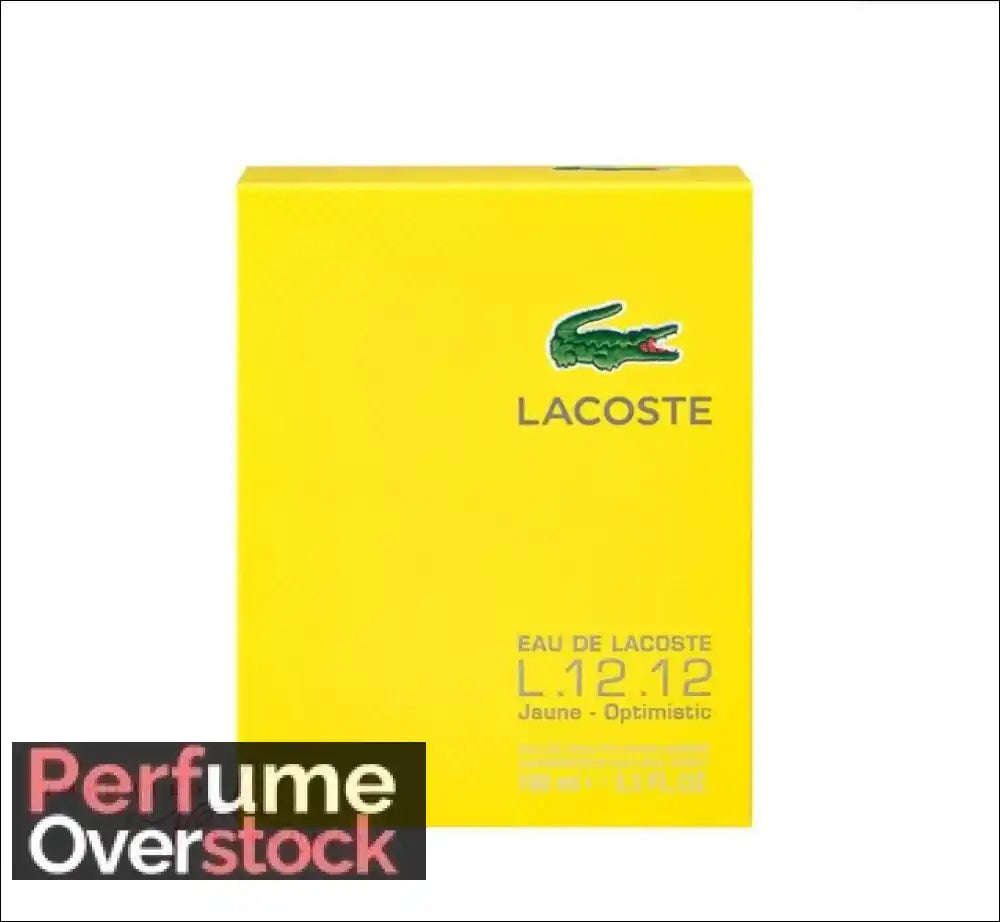 Lacoste L.12.12 Yellow Jaune Pour Lui Eau de Toilette 100ml For Men - Eau de Toilette