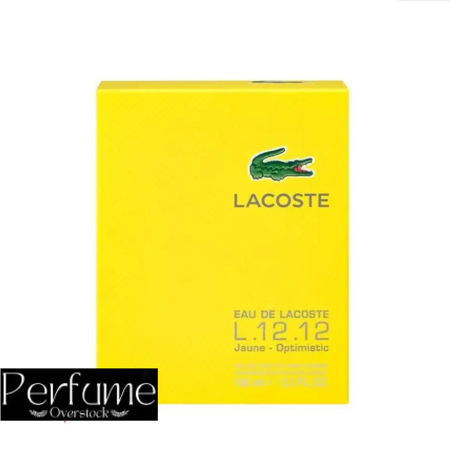 Lacoste L.12.12 Yellow Jaune Pour Lui Eau de Toilette 100ml For Men