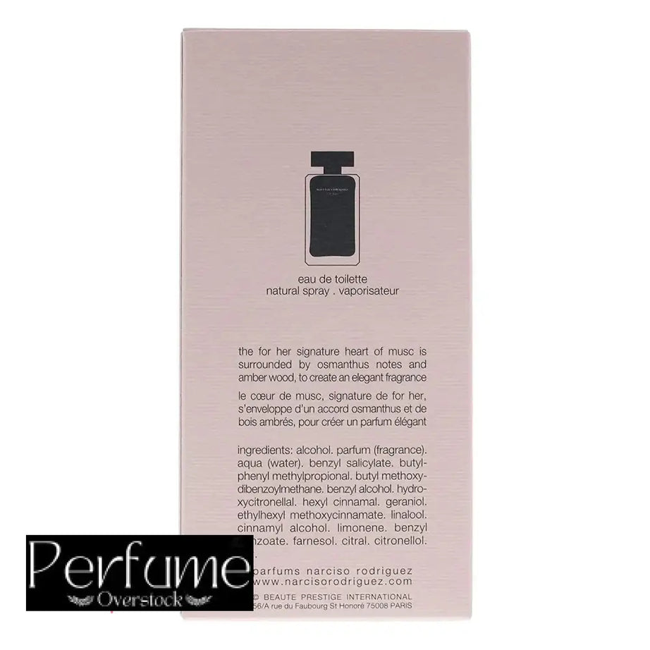Narciso Rodriguez For Her Eau De Toilette 100ml Women