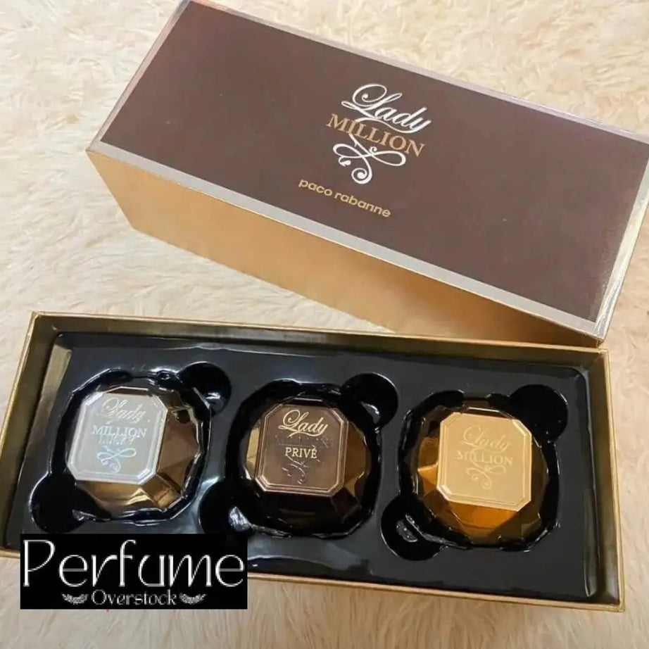 Paco Rabanne Lady Million Gift Set 3 in 1 For Women 30ml x3 EDP