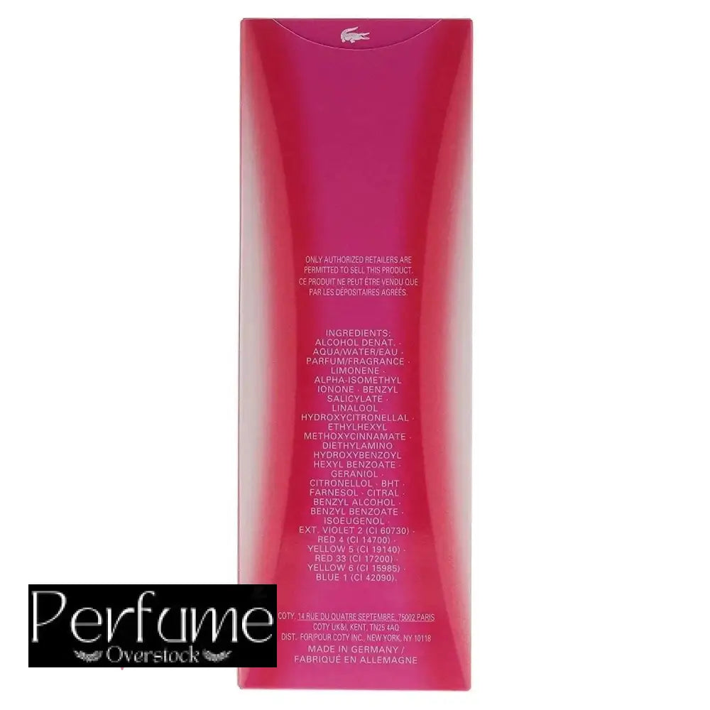 [TESTER] Lacoste Touch of Pink Eau de Toilette For Women 90ml Perfume & Cologne