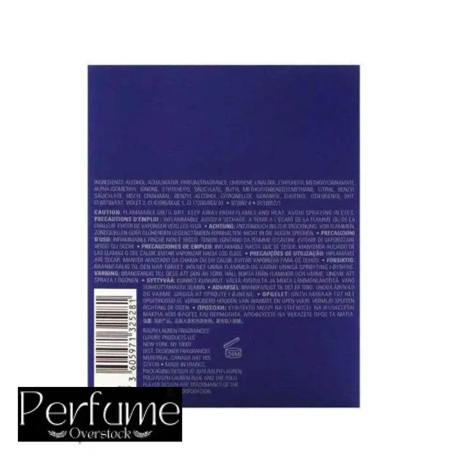 [TESTER] Polo Ultra Blue by Ralph Lauren for Men Eau de Toilette 100ml