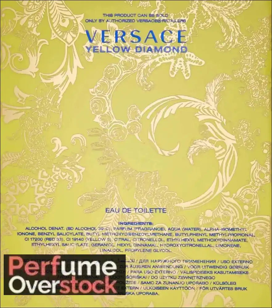 [TESTER] Versace Yellow Diamond For Women Eau de Toilette 90ml - Eau de Toilette