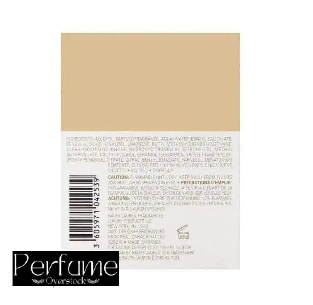 [TESTER] Woman by Ralph Lauren 100ml Eau de Parfum Spray