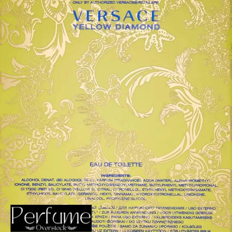 Versace Yellow Diamond For Women Eau de Toilette 90ml