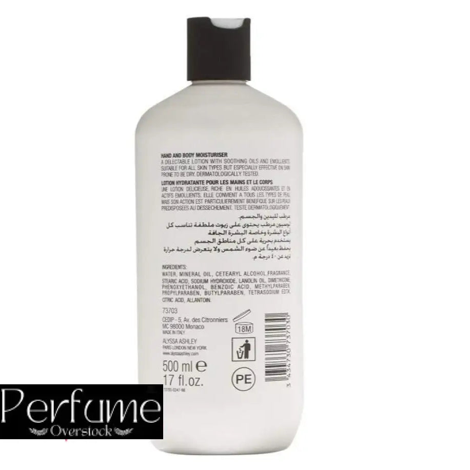 White Musk by Alyssa Ashley Hand & Body Lotion 500ml Unisex