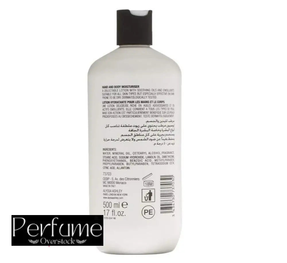White Musk by Alyssa Ashley Hand & Body Lotion 500ml Unisex